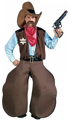 男式 Old Cowhand 服装均码棕色 — 第 1/4 张图片