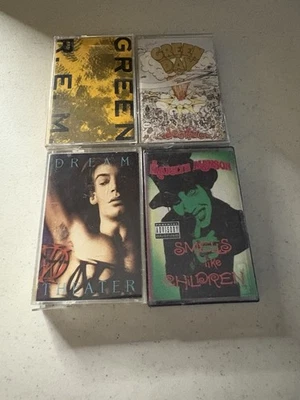 Лот из 4 кассет Manson, REM, Dream Theater и Green Day - Изображение 1 из 3