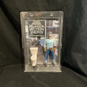 Mega Plumber Action Hero American Standard Figure Sealed New - Picture 1 of 2