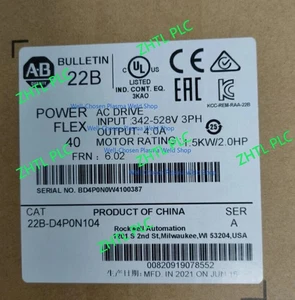 1PC NEW Sealed Allen Bradley 40 Drive 22B-D4P0N104 2 Hp - Picture 1 of 9
