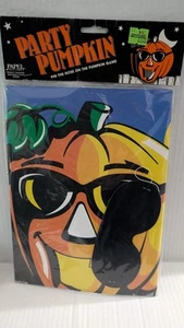 Nuovo: Party Zucca Gioco Spilla Il Naso Vintage Papel Benda Inclusa Halloween - Foto 1 di 2