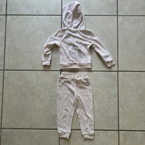 Juicy Couture Kid's Velour Track Suit Size 3T  Pink Dog Embroidered Y2K - Picture 1 of 10