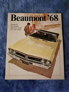 1968 BEAUMONT: ORIGINAL NOS!! CANADIAN PONTIAC SALES BROCHURE, 1ST ED'N VERSION - Picture 1 of 6
