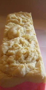 WHOLESALE SHEA BUTTER SOAP LOAF  ARGAN OIL  HANDMADE SOAP Raspberry Cream 3lbs - Picture 1 of 1
