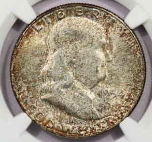 1954-S Franklin Half Dollar NGC 50c MS66 SO original...a real beauty! - Picture 1 of 3
