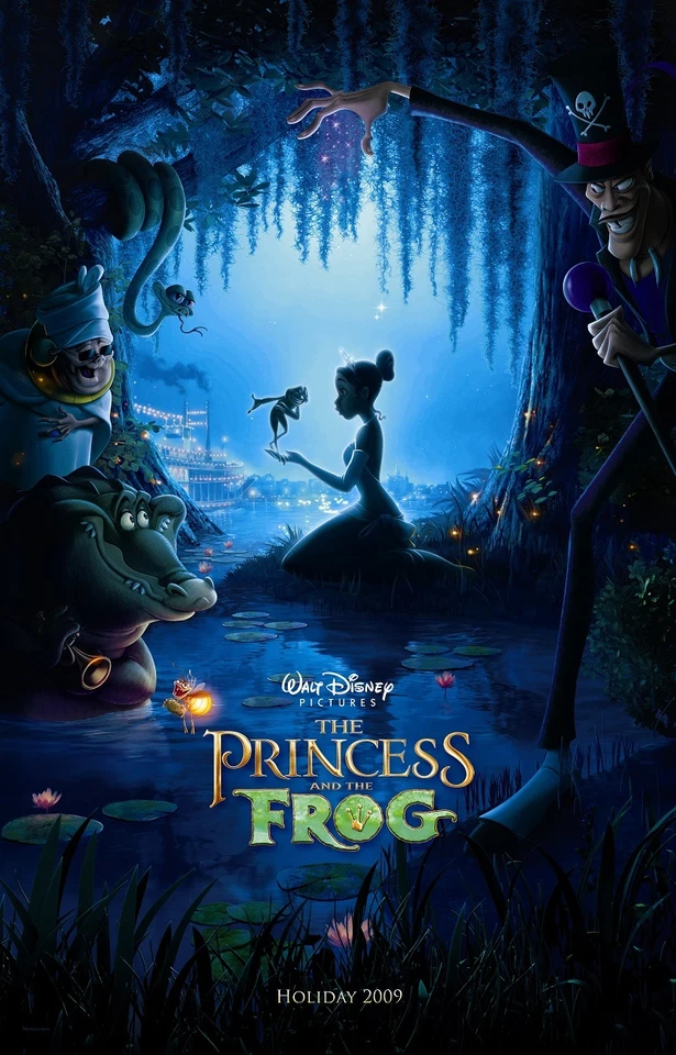 Walt Disney's The Princess and the Frog movie poster (a) : 11 x 17 inches