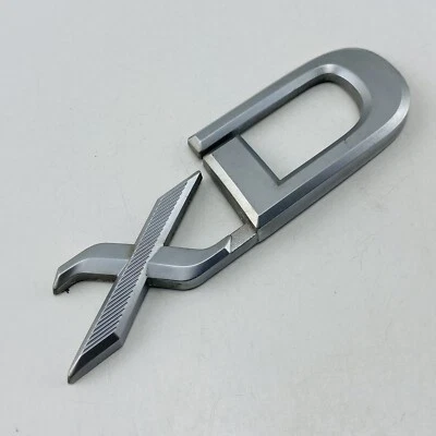 2008-2014 Scion xD Emblem Logo Letters Badge Trunk Gate Rear Silver OEM F79 - Image 1 of 4
