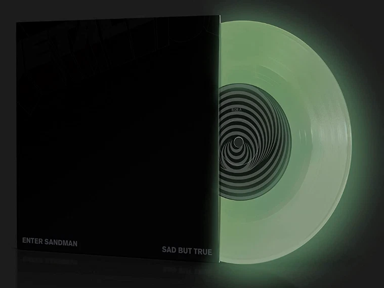 Metallica - Enter Sandman / Sad but True Glow in the Dark 7" Vinyl Single 12000 - Bild 1 von 2