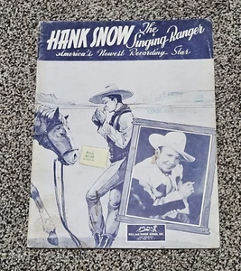 1949 Hank Snow The Singing Ranger Song Book - Picture 1 of 7