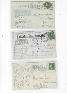 CA1917 3 HAWAIIANISCHE POSTKARTEN GROSSE INSELSZENEN HONOLULU & SCHOFIELD - Bild 1 von 3