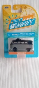 2021 Jada Punch Buggy Slug Bug Volkswagon T1 Black & Gray Van "New" - Picture 1 of 7