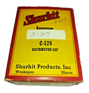 SHURHIT PRODUCTS A-307 DISTRIBUTOR CAP (8CYL) / C-124 - Picture 1 of 6