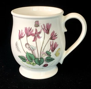 PORTMEIRION Botanic Garden Bristol Mug CYCLAMEN 16 fl Ounces Footed Mug New Mark - Picture 1 of 10