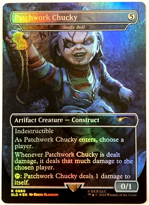 MTG Patchwork Chucky - Stuffy Doll FOIL Secret Lair Drop Series 880 NM - Image 1 of 4