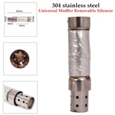 1PCS 38-48MM Universal Motorcycle Exhaust Silencer Baffle Insert Muffler Pipes