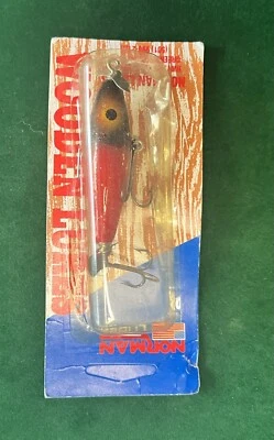 Señuelo de pesca vintage Gilmore Spinner de Norman Lures en paquete Foto 1 de 2