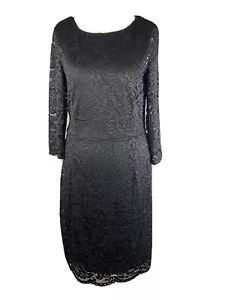 BNWT Vero Moda Size S Small Dress Black Lace Overlay Stretchy Evening Cocktail - Picture 1 of 10