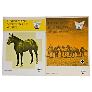 Western Horseman Veterinary Guide Health Problems 1960s 2 TWO Horse Books Rodeo - Bild 1 von 15
