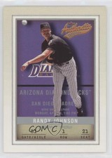 2002 Fleer Authentix Front Row /150 Randy Johnson #55 HOF