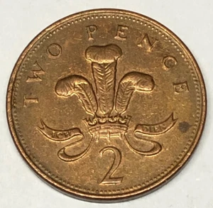 2000 Great Britain 2p Elizabeth II 2 New Pence Coin - Picture 1 of 2