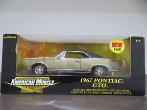 Vintage Ertl 1967 Pontiac GTO American Muscle Die Cast Car 1/18 Scale - Picture 1 of 7