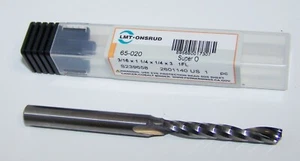 ROUTER FLAUTA SIMPLE DE CARBURO 3/16" (.1875") ALUMINIO/PLÁSTICO/MADERA ONSRUD 65-020 - Imagen 1 de 2