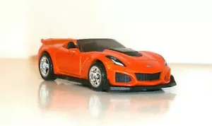 LOOSE 2020 HOT WHEELS ORANGE '19 CORVETTE ZR1 CONVERTIBLE WHEEL SWAP REAL RIDERS - Picture 1 of 9