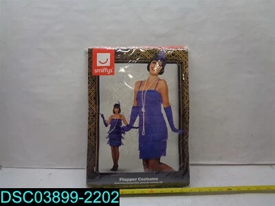 Disfraz de aleta, morado, con vestido corto, diadema y guantes 5020570087534 Foto 1 de 4