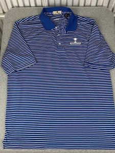 Driway Polo Shirt Mens XXL Randy Watkins Short Sleeve Striped Golf Watkins Cup - Picture 1 of 8
