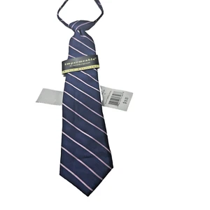 NEW w TAGS Boy's Impermeable Silk 14-1/2" Zip Style Neck Tie - Picture 1 of 10