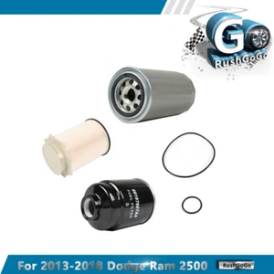 Fuel and Oil Filter Set 68197867AA For 13-18 Dodge Ram 2500 Cummins Diesel 6.7L - Picture 1 of 12