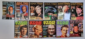 11 x Star Trek Magazines Deep Space Nine Collector's Edition 1990's - Picture 1 of 15