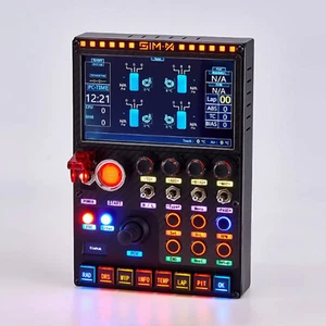 SIMX V7 PRO 7" RGB Button Box Sim Racing Button Box Racing Simulator - Picture 1 of 16