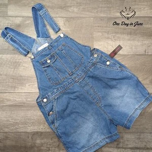 No Boundaries Denim Overalls Size L (11-13) - Picture 1 of 3