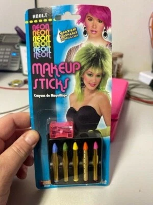 Neon Adult Makeup Sticks  by Forum  Makeup Sticks With Sharpener New!!! - Image 1 of 2