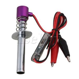 Purple Upgraded 6V -24V Electronic Glow Plug Starter  for Nitro RC Car
