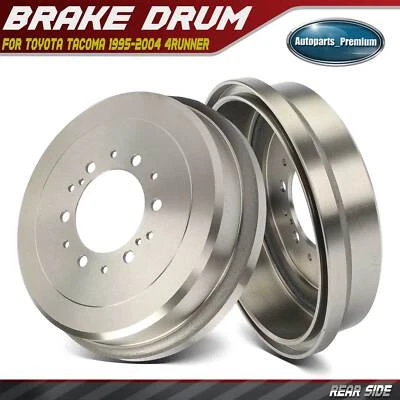 2x Rear LH & RH Side Brake Drum for Toyota Tacoma 1995-2004 4Runner Pickup T100 - Image 1 of 4