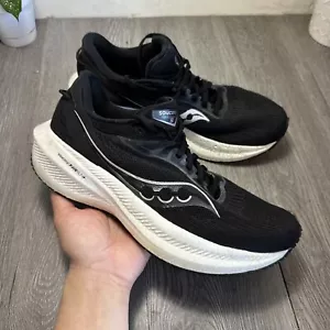Saucony Womens Triumph 21 S10881-10 Black Running Shoes Sneakers Size 10.5 - Picture 1 of 11