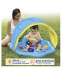 SwimSchool Baby Splash Mat with Inflatable Canopy, 3 Stackable Play Rings