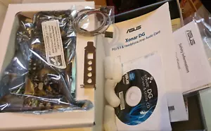 ASUS Xonar DG PCI 5.1 Sound Card & Headphone Amplifier Original Box Accessories - Picture 1 of 15