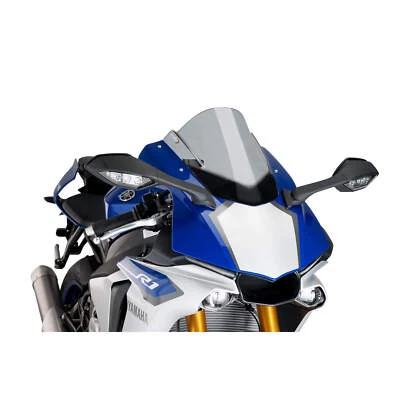 Cupolino PUIG z-racing fumè chiaro per Yamaha 1000 YZF R1M 2017-2019 - Immagine 1 di 2