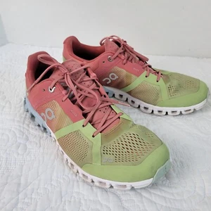 ON Running Cloudflow Zapatos para Correr Tenis Verde Rosa Para Mujer Talla 8.5 EU40 - Imagen 1 de 9