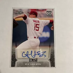 2020 Leaf Draft Auto CJ Van Eyk #BA-CVE Auto - Picture 1 of 1