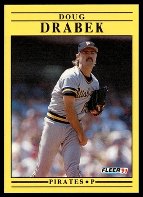 1991 Fleer Doug Drabek #36 - Image 1 of 2