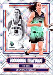 2025 Donruss WNBA #10 Breanna Stewart, NY Liberty Franchise Features Diamond - Picture 1 of 2