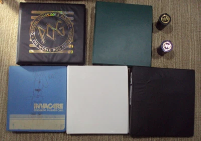 ~~ Vintage Pogs Collection Sheets-Tubes-WPF-90’s Lot 6x Binders and More ~~ - Image 1 of 4