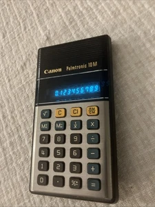 Canon Palmtronic 10M Vintage Calculator Great Condition Working Well - Picture 1 of 2