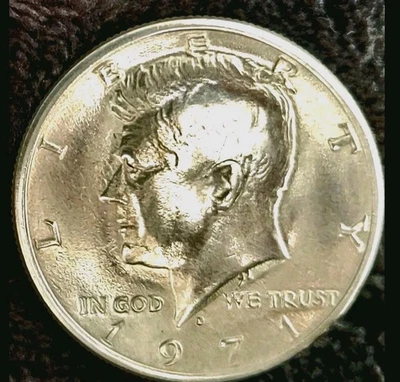 1971D KENNEDY Half Dollar/Die Clash? OBV/Doubling/High Grade Potential? - Image 1 of 4