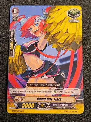 *Misprint* Cheer Girl, Tiara - BT02/047EN - C Near Mint / Mint, English Crimped - Image 1 of 2