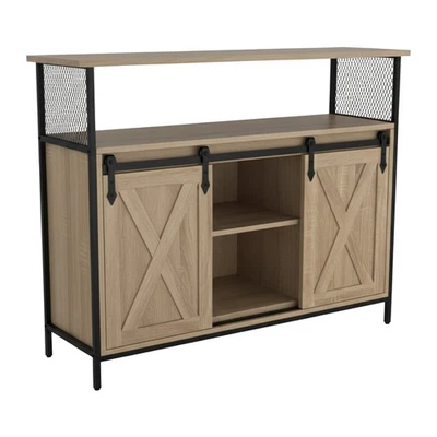 Sideboard kitchen cabinet kitchen dresser crockery cabinet kitchen buffet sliding doors - Image 1 of 2